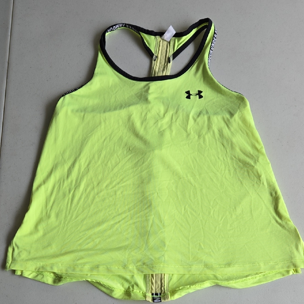 Under Armour Lime Green Racerback Tank